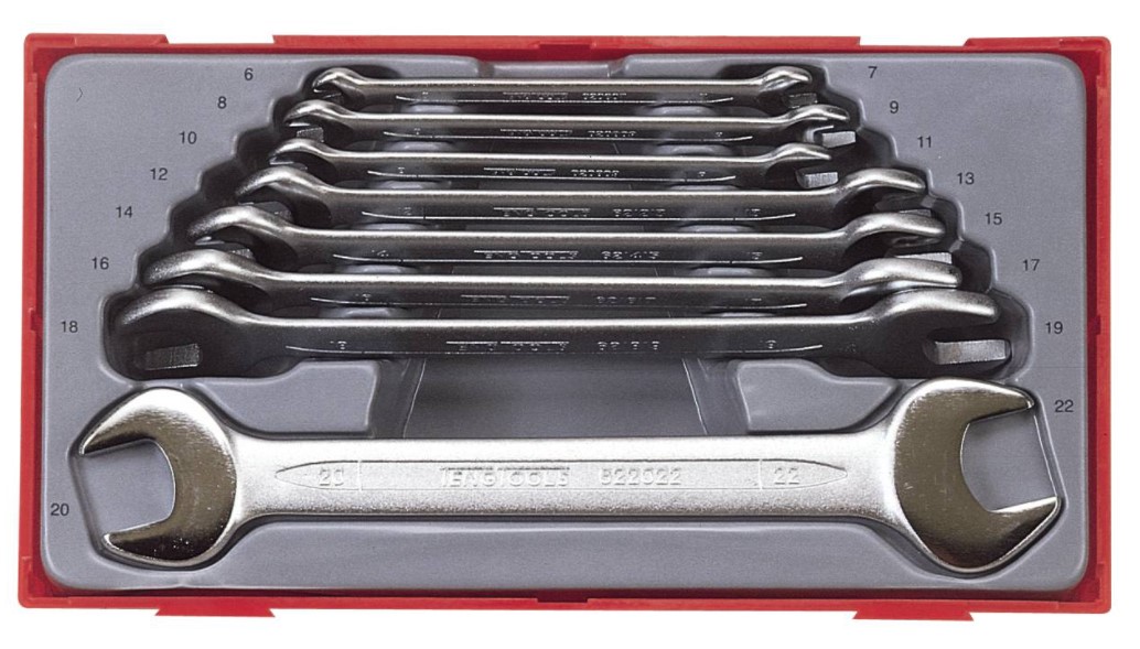 FASTNØKKELSETT NR 10 TT6208 8 DELER - TENG TOOLS - Bilde 1