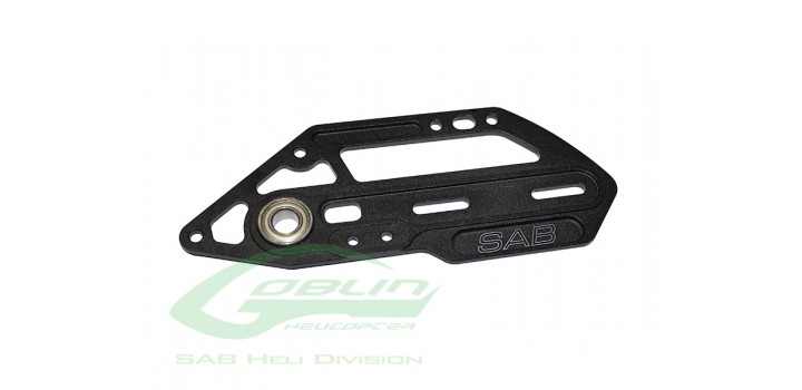 ALU TAIL SIDE PLATE BLACK MATTE-G.BLACK