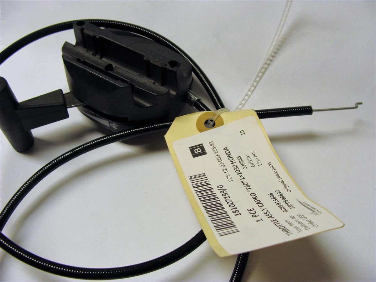 WIRE GASS M/REG. G.FOX/ STIGA HONDA MOT. 181007199/0 81007199/0 - Bilde 1