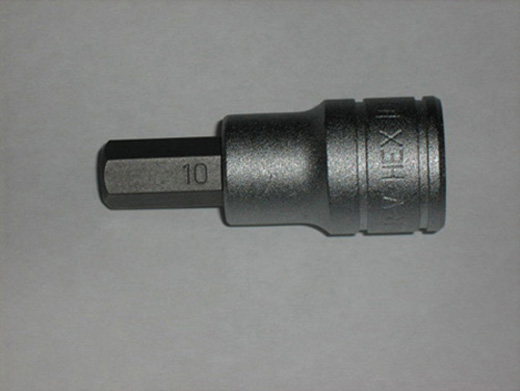 10MM UNBRAKO FOR INNV. SEKSKANTHULL. MED ½" FESTE - TENG TOOLS