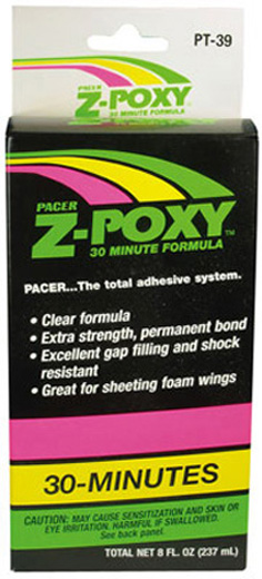 EPOXY Z-POXY 30-MINUTE 8 OZ - ZAP