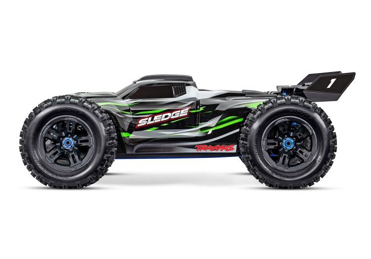 SLEDGE 1/8 TRUCK 6S GREEN- TRAXXAS