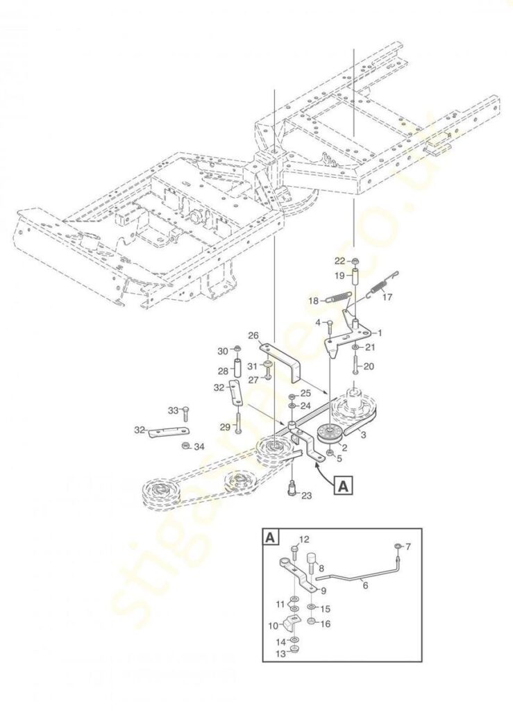 BREMSESTAG STIGA/CAST.GARD. 137033100/0