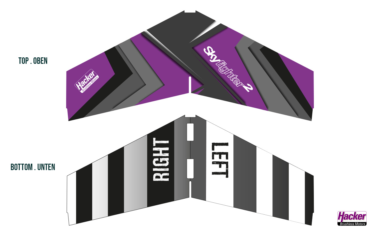 SKYFIGHTER II COMBO PURPLE - Bilde 1