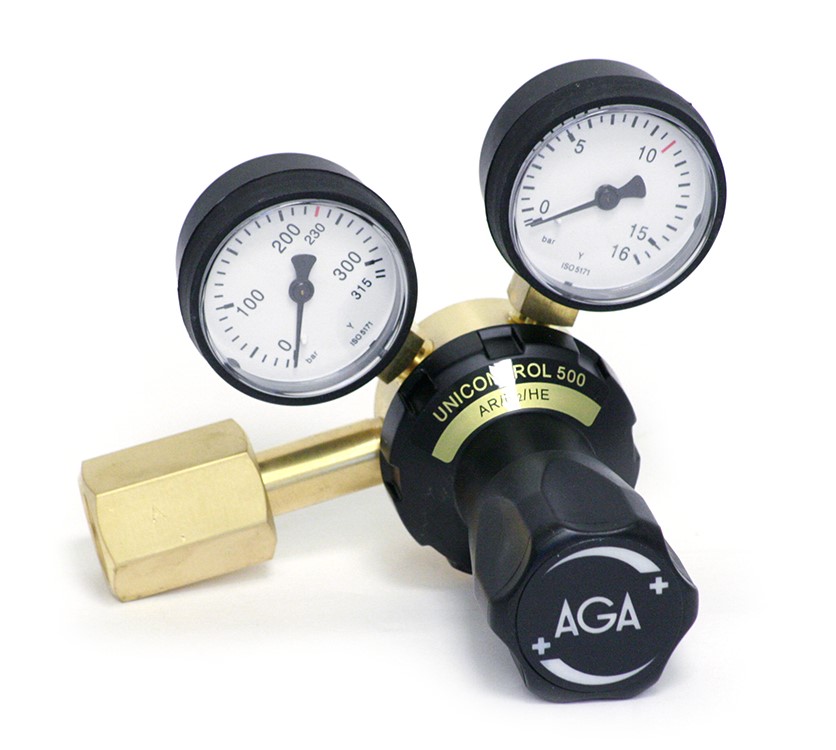 REGULATOR ARGON / MISON / NITROGEN/HELIUM - UNICONTROL 500 0-10 BAR  - AGA 213007280