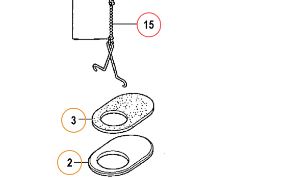 LOKK FOR PAKNING 8M0056968 MERCURY
