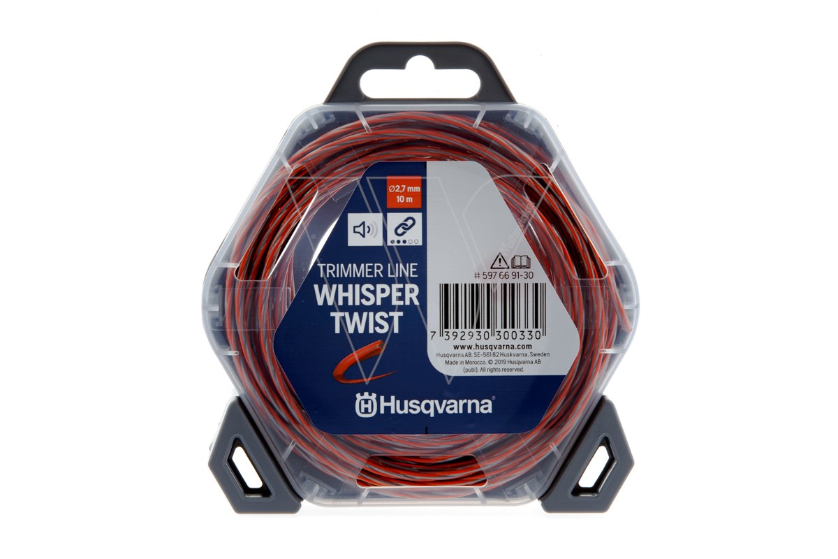 HQ TRIMMERTRÅD 2,7MM 10M  WHISPER TWIST - Bilde 1