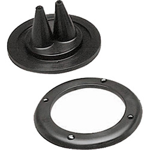 KABELGJENNOMFØRING DOBBEL SORT - 105 MM