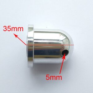 ALUMINIUM SPINNER/PROP NUT M8X1 FOR DLE20/ENYA FS120 ALL YS 4-STROKE ENGINE