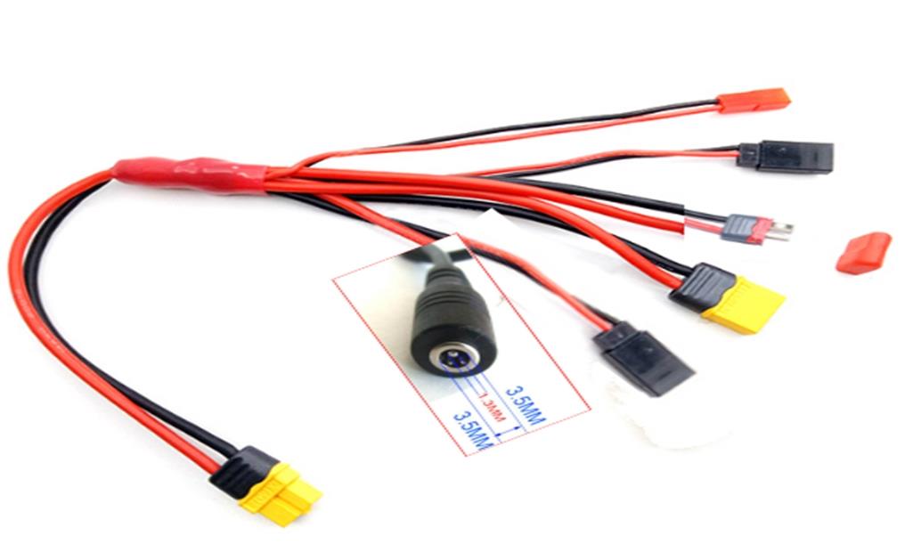 FUSE LADEKABEL XT60 TIL MULTIFUNKSJON
