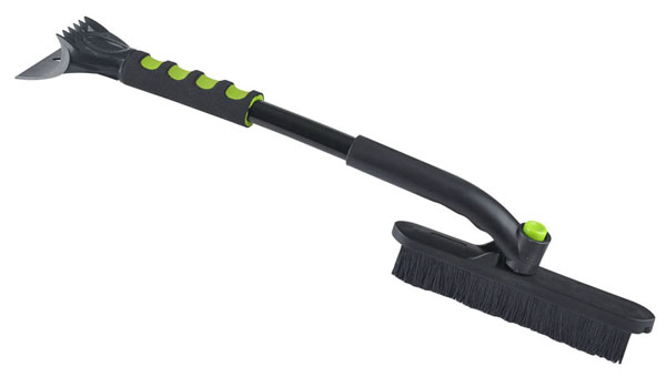 SNØKOST M/ISSKRAPE 61CM, VENDBAR KOST SPRINT