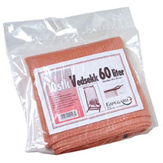 VEDSEKK 60 LITERS M/HEL SNOR 10 PK - ESPEGÅRD