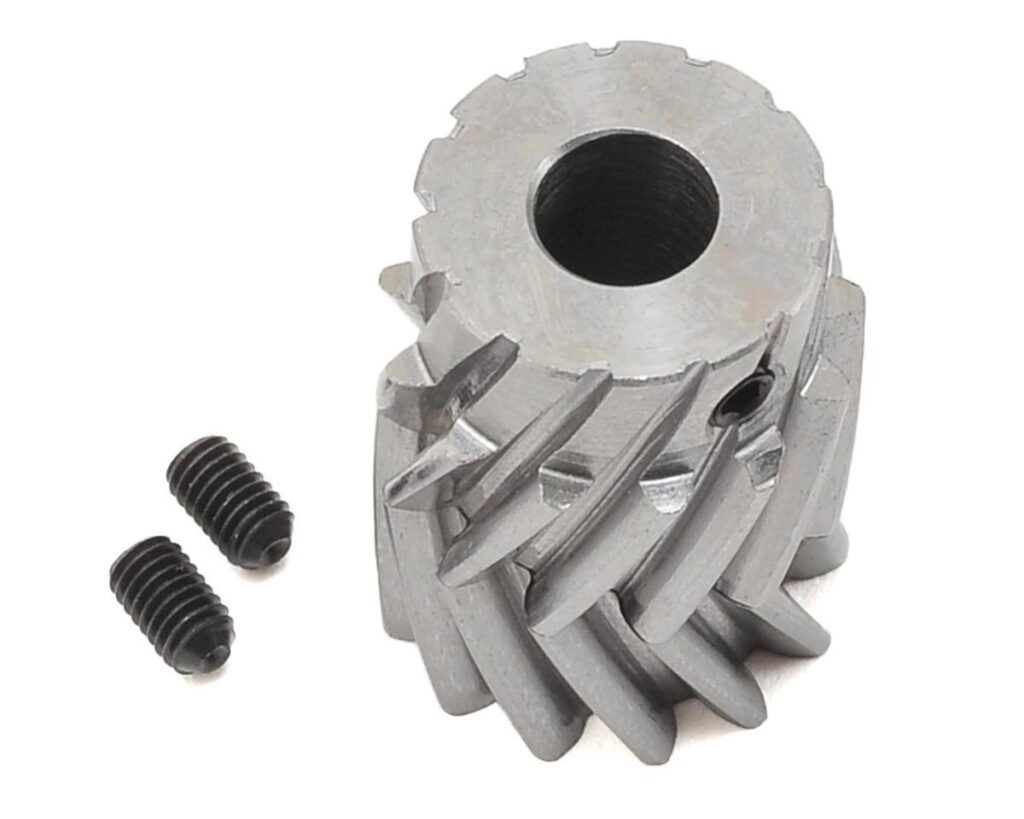 PINION FOR HERRINGBONE GEAR 13T, 25°, M1, DIA 6mm