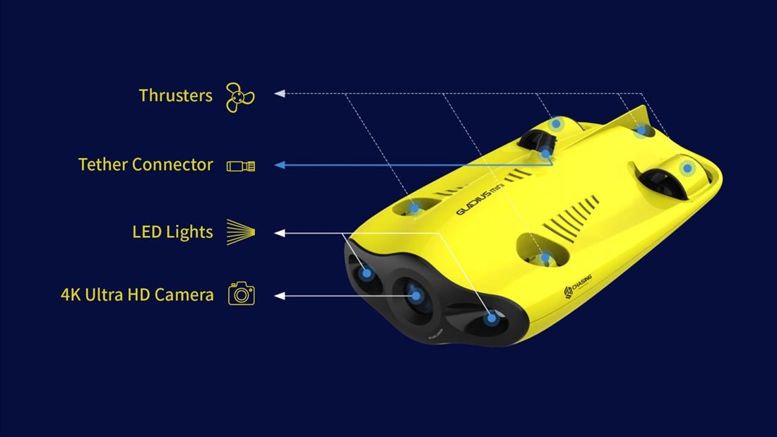 GLADIUS MINI S 100M.  UNDERVANNSDRONE/ROV - Bilde 6