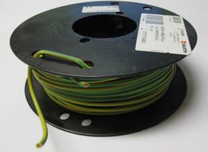 KABEL PÅ RULL 1X2,5 GRØNN/GUL  METER PRIS