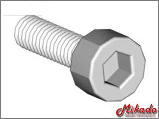 SOCKET HEAD CAP SCREW M2,5X6 (4 PCS)
