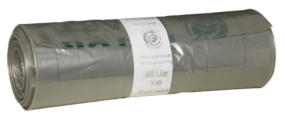 AVFALLSSEKK FOR RETURPLAST 800L 10PK