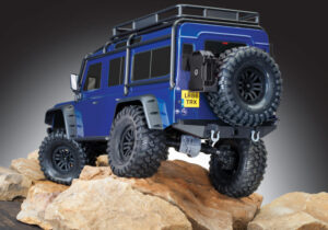 LAND ROVER DEFENDER SCALE & TRAIL 4WD BLÅ - TRAXXAS