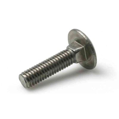 LÅSESKRUE M10X30 A4 DIN603 SYREFAST U/MUTTER