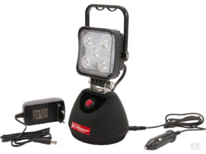 ARBEIDSLAMPE IP65 M/MAGN.LED OPPL.BAR KRAMP M/LADER 220/12V 900 LUM.