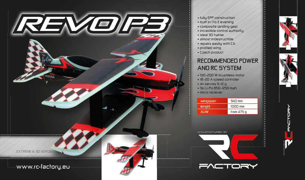 REVO P3 BLACK RC FACTORY