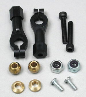 v02_A75CD2DE135E35A76670484B0A472AD2.jpg BALL LINK ADJUSTABLE 4-40 W/HARDWARE (2) DUBRO 914 (2137)