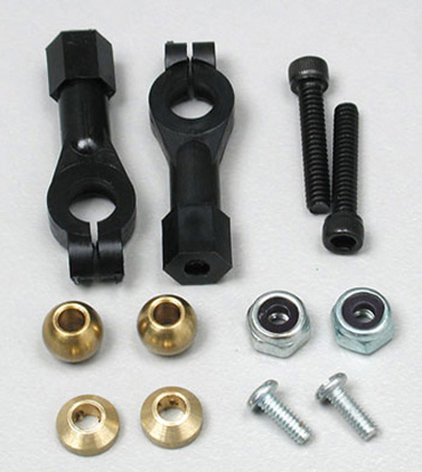 BALL LINK ADJUSTABLE 4-40 W/HARDWARE (2) DUBRO 914 (2137)