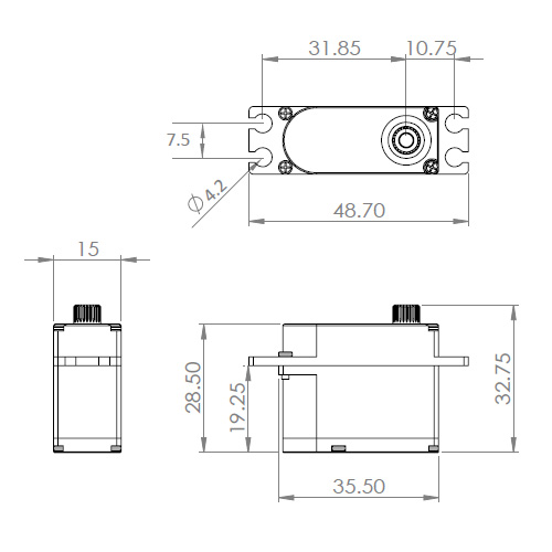 MKS HV9767 CYCLIC SERVO - Bilde 2