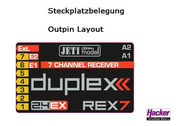 DUPLEX 2,4EX RECEIVER REX 7 - Bilde 2