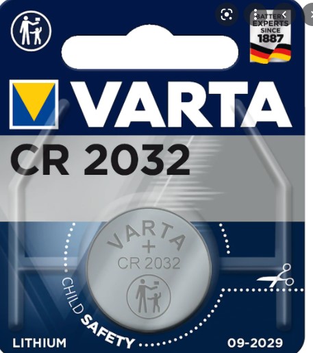 BATTERI CELLE 3V LITHIUM CR2032 - VARTA 644705659