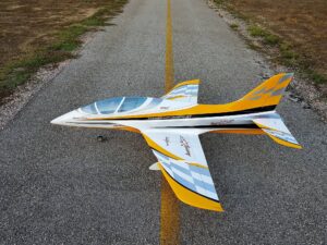 SEBART AVANTI XS 1,9M WITHE/YELLOW W/LANDING GEAR