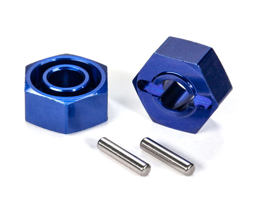 WHEEL HUBS ALUMINIUM 6-KANT - TRAXXAS 1654X