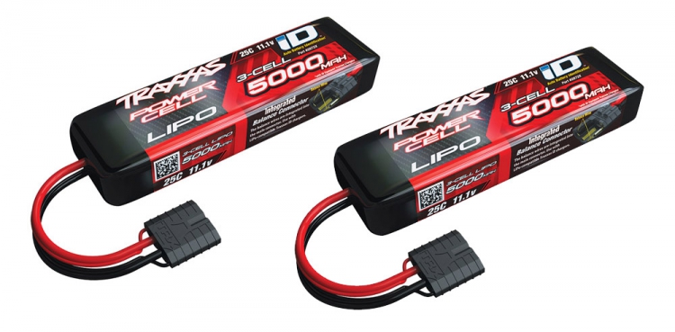 TRAXXAS EZ-PEAK DUAL 8Ah LADER + 2 x 3S-5000mAh-11,1V BATT