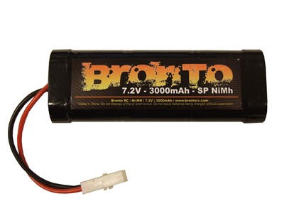 7.2V 3000mAh NIMH BRONTO TAMIYA PLUGG