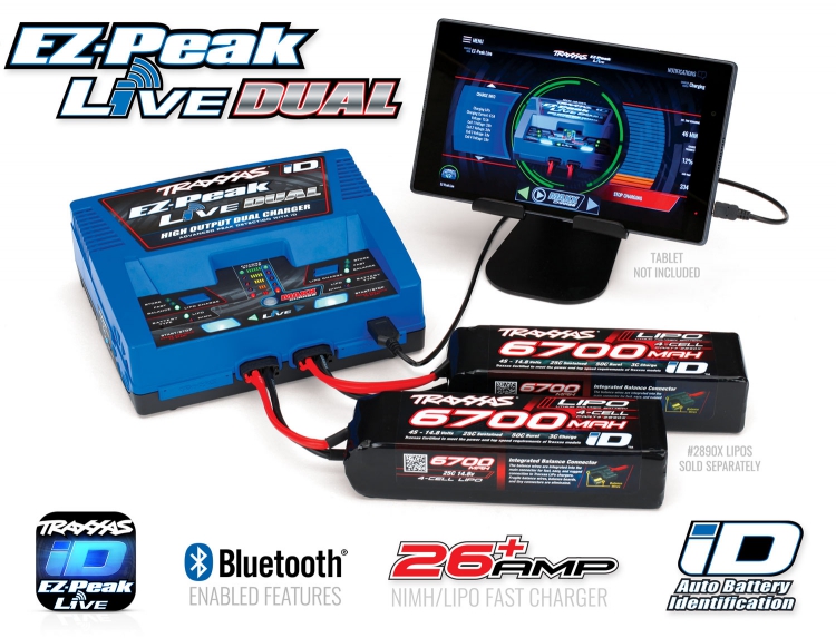 TRAXXAS EZ-PEAK 26Ah NIMH/LIPO LADER 2973GX