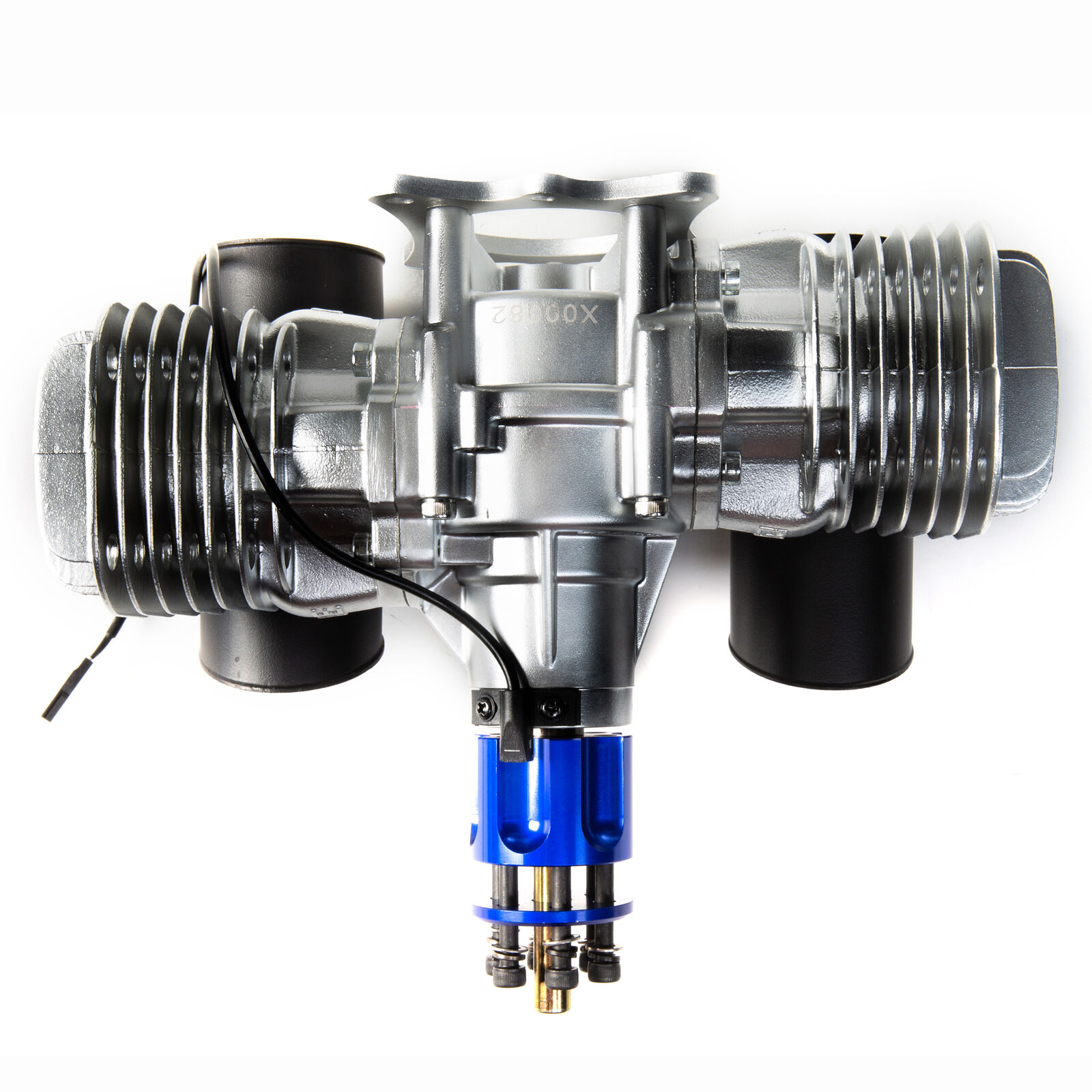 DLE 130CC TWIN BENSINMOTOR MED POTTE OG TENNING - Bilde 2