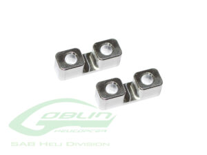 ALU. THROTTLE SERVO SPACER BLACK NITRO
