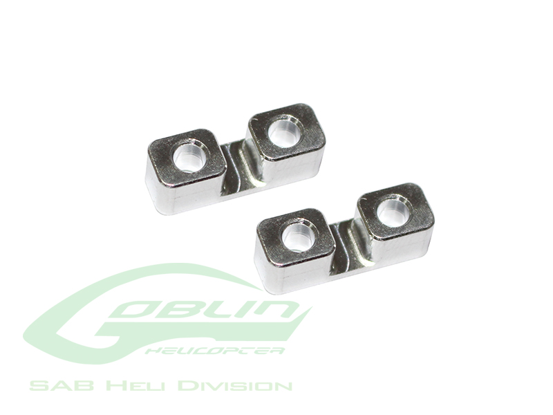 ALU. THROTTLE SERVO SPACER BLACK NITRO