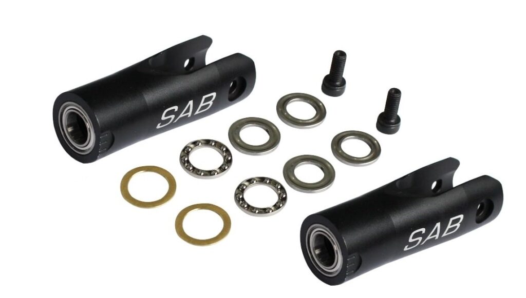 ALUMINIUM MAIN BLADE GRIP FLAT BLACK