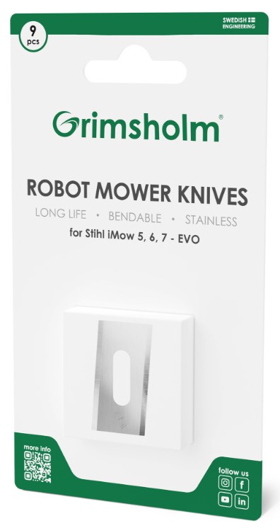 KNIVER ROBOT STIHL IMOW 5,6,7,EVO DISC-CUT 9STK GRIMSHOLM - Bilde 1