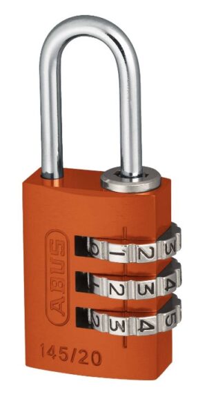 HENGELÅS MED KODE 145/40C ORANGE- ABUS