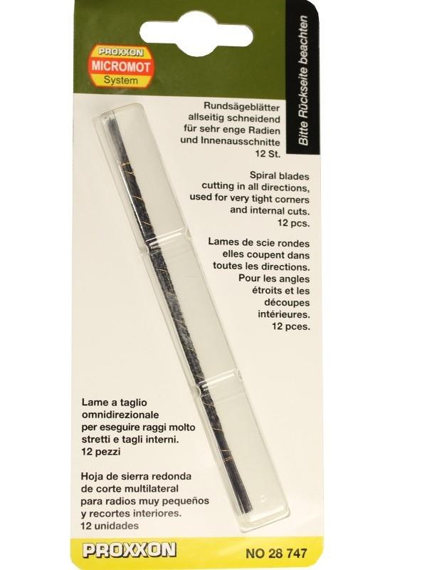 PROXXON LØVSAGBLAD RUNDT FINTANNET 12PK