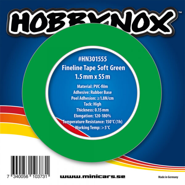 FINLINE MASKING TAPE 1,5MMX55M - Bilde 2