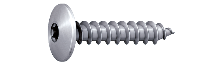 BYGGPLATESKRUE PAN TX20 4,9X25 A2 RUSTFR.