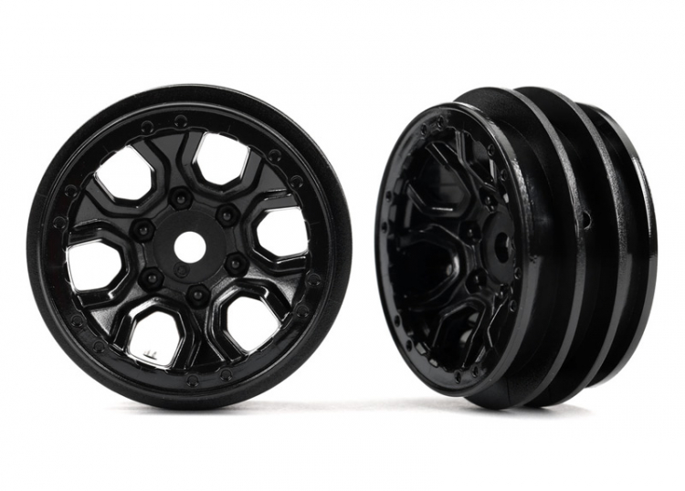 FELG BLACK 1,0" TRX-4M - TRAXXAS