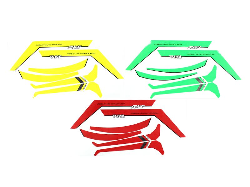 STICKER YELLOW/RED/GREEN GOBLIN RAW