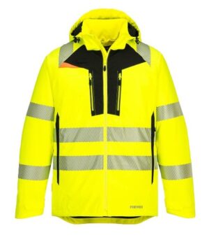 DX461 - DX4 HI-VIS VINTER JAKKE - GUL/SORT - PORTWEST