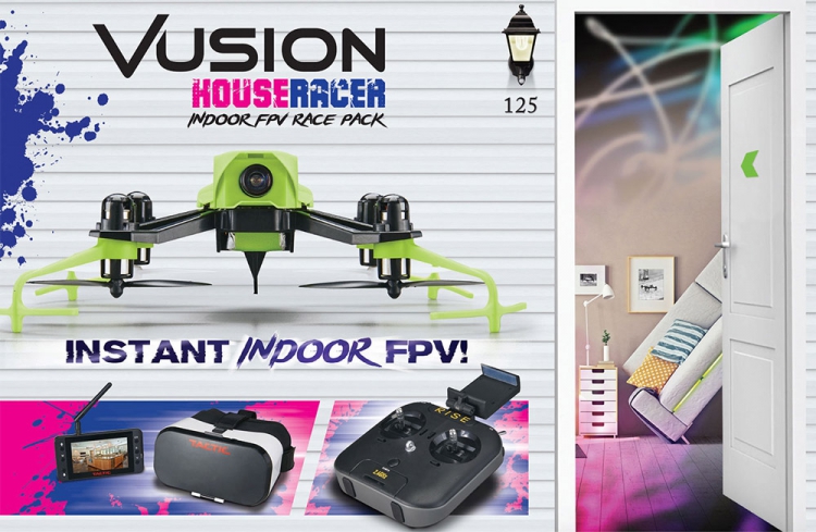 VUSION HOUSE RACER 125 FPV DRONE RTF