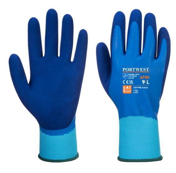 AP80 - LIQUID PRO HANSKE BLÅ - PORTWEST