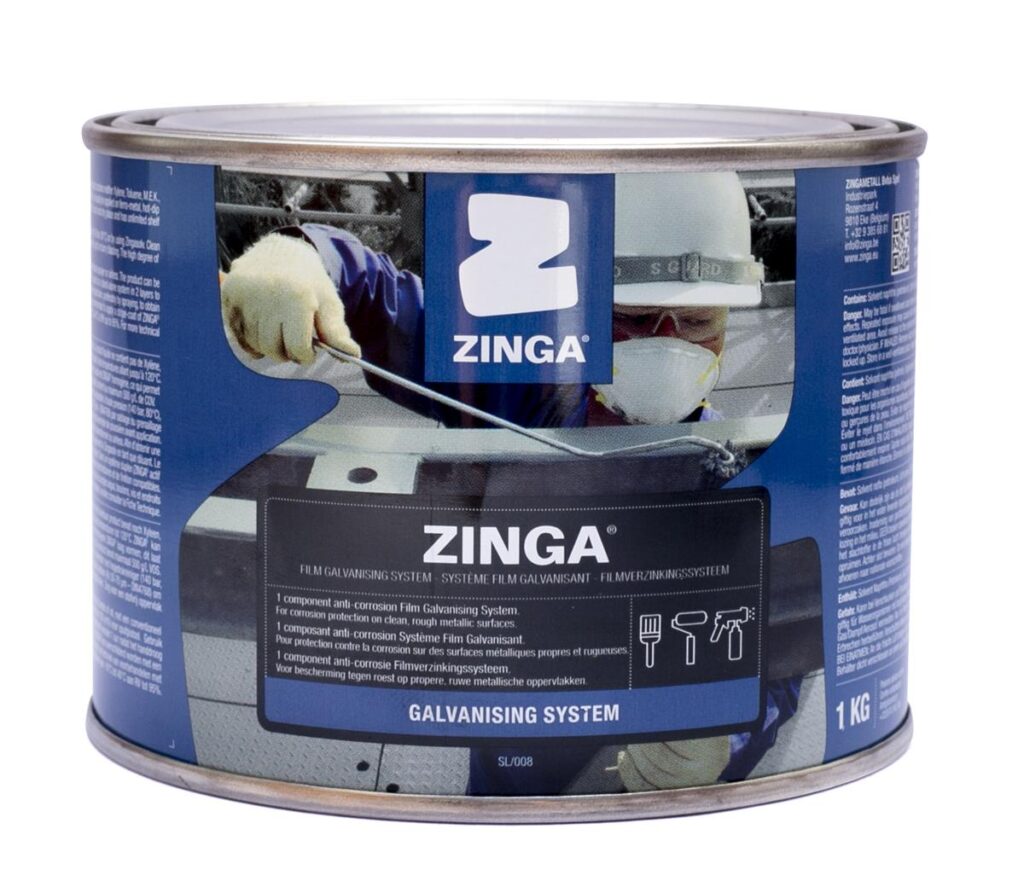 ZINGA BOKS 1 KG GALVANISK KORROSJONSBESKYTTELSE